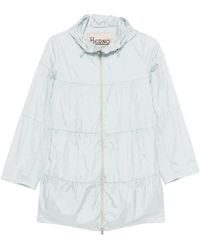 Herno - Jassen ,Blauw ,Polyamide Parka - Lyst