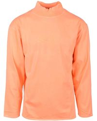 ERL - Truien & Vesten ,Oranje ,Katoen Tshirt - Lyst