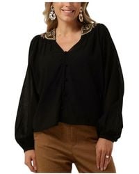 Louizon - Zwarte Woohoo Top Blouse - Lyst