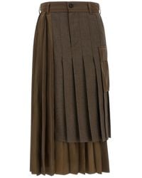 Sacai - Midi Skirts - Lyst