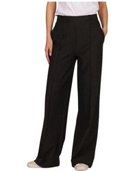 Jansen Amsterdam - Elegante Graue Melange Weite Hose - Lyst