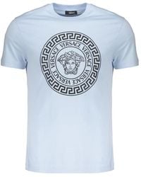 Versace - T-Shirt Met Medusa-Print - Lyst