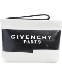 Givenchy - Logo Katoenmix Pouch - Lyst