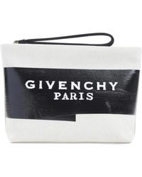 Givenchy - Logo Katoenmix Pouch - Lyst
