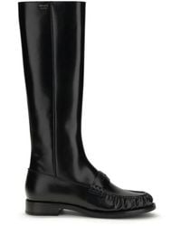 Prada - Bos Taurus Flat Laarzen - Lyst