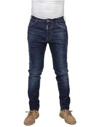 DSquared² - Jeans ,Blauw ,Katoen Slim-Fit Jeans - Lyst