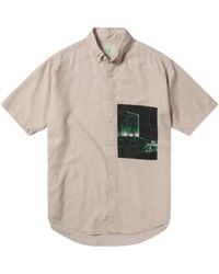 Aries - Overhemden ,Motel Graphic Work Shirt - Lyst