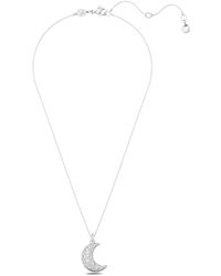 Swarovski - Amen Maan Hanger Wit Gerhodineerd Sublima:Pend Cre/Rhs 5666181 - Lyst