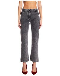 Off-White c/o Virgil Abloh Dark Grey Cropped Leg - Grijs