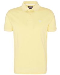 Barbour - Leichtes polo sports in heritage lemon - Lyst