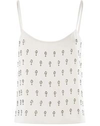 Nenette - Tops ,Polyester Sleeveless Top - Lyst