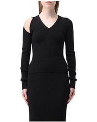 McQueen - V-Neck Knitwear - Lyst
