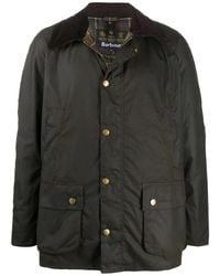 Barbour - Jassen ,Bruin ,Katoen Olijfbruine Gewaxte Jas - Lyst