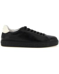 Versace - Greca Leder-Sneakers - Lyst
