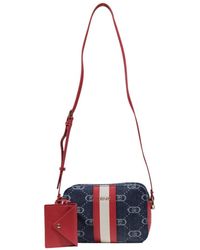Liu Jo - Blau bedruckte schultertasche mit reißverschluss - Lyst