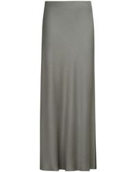 Brunello Cucinelli - Midi Rok Met Zijsplit - Lyst