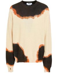 MSGM - Round-Neck Knitwear - Lyst