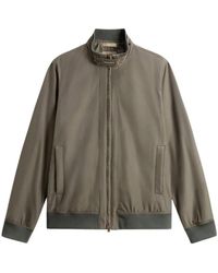 Woolrich - Jassen ,Groen ,Katoen Spring Lewis Bomber - Lyst