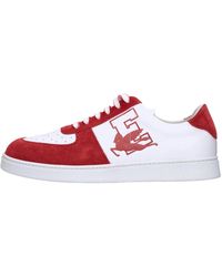 Etro - Schoenen ,Rood ,Leer Sneakers Rood - Lyst