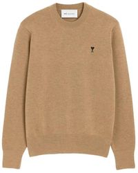 Ami Paris - Round-Neck Knitwear - Lyst