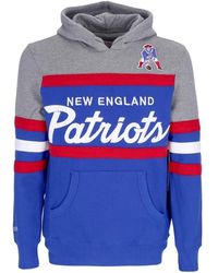 Mitchell & Ness - Hoodies & Sweatvesten ,Veelkleurig ,Katoen Nfl Headcoach Hoodie, New England Patriots - Lyst
