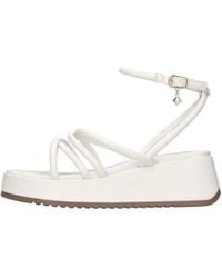 Exe' - Schoenen ,Wit ,Leer Sandalen Wit - Lyst