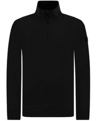 Peuterey - Truien & Vesten ,Zwart ,Zwarte Half Zip Sweater Dory - Lyst