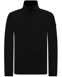 Peuterey - Truien & Vesten ,Zwart ,Zwarte Half Zip Sweater Dory - Lyst