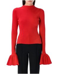 ROTATE BIRGER CHRISTENSEN - Round-Neck Knitwear - Lyst