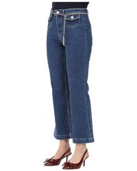 ONLY - Cropped Jeans - Lyst