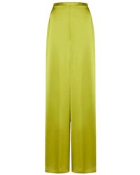SIMONA CORSELLINI - Wide Trousers - Lyst