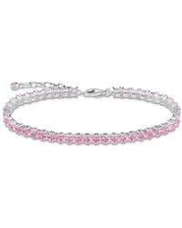 Thomas Sabo - Accessoires ,Paars ,Heritage Tennis Armband - Lyst