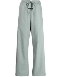 Fear Of God - Broeken ,Groen ,Katoen Logo Relaxed Broek - Lyst