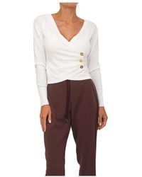 Elisabetta Franchi - Long Sleeve Tops - Lyst
