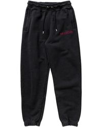 Nike - Fitness ,Zwart ,Katoen Wordmark Fleece Pant - Lyst