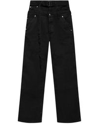 Off-White c/o Virgil Abloh Loose Fit Jeans - - Heren - Zwart
