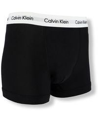 Calvin Klein - Trunks boxershorts 3er-pack schwarz, trunks 3er-pack unterwäsche - Lyst