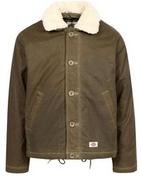 Dickies - Jassen ,Groen ,Katoen Waxed Canvas Jacket - Lyst