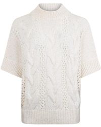 Peserico - Round-Neck Knitwear - Lyst