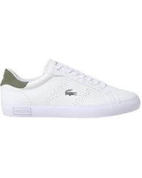 Lacoste - Weiße Sneakers Powercourt 2.0 - Lyst