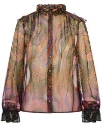 Etro - Overhemden ,Veelkleurig ,Blouses - Lyst