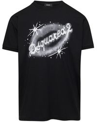 DSquared² - Nero cool fit muscle t-shirt e polo - Lyst