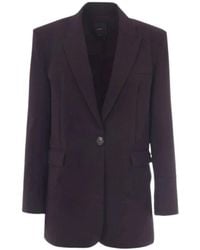 Pinko - Jassen ,Paars ,Leer - Lyst