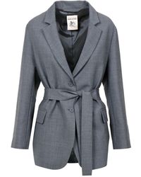 Semicouture - Single-Breasted Blazer - Lyst