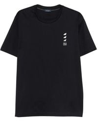 Paul & Shark - Katoenen T-Shirt Met Ronde Hals En Logo - Lyst