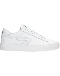 Hub - Schoenen ,Wit ,Leer Perf Hook Sneakers - Lyst