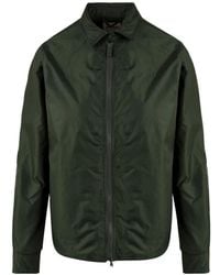 Aspesi - Jassen ,Groen ,Polyester Lichtgewicht Jas - Lyst