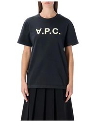 A.P.C. - Logo T-Shirt - Lyst