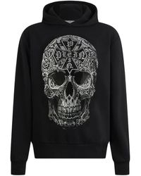 Philipp Plein - Sudadera Con Capucha Y Motivo De Calavera - Lyst