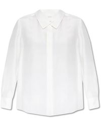 Emporio Armani - Shirt with decorative collar - Lyst
